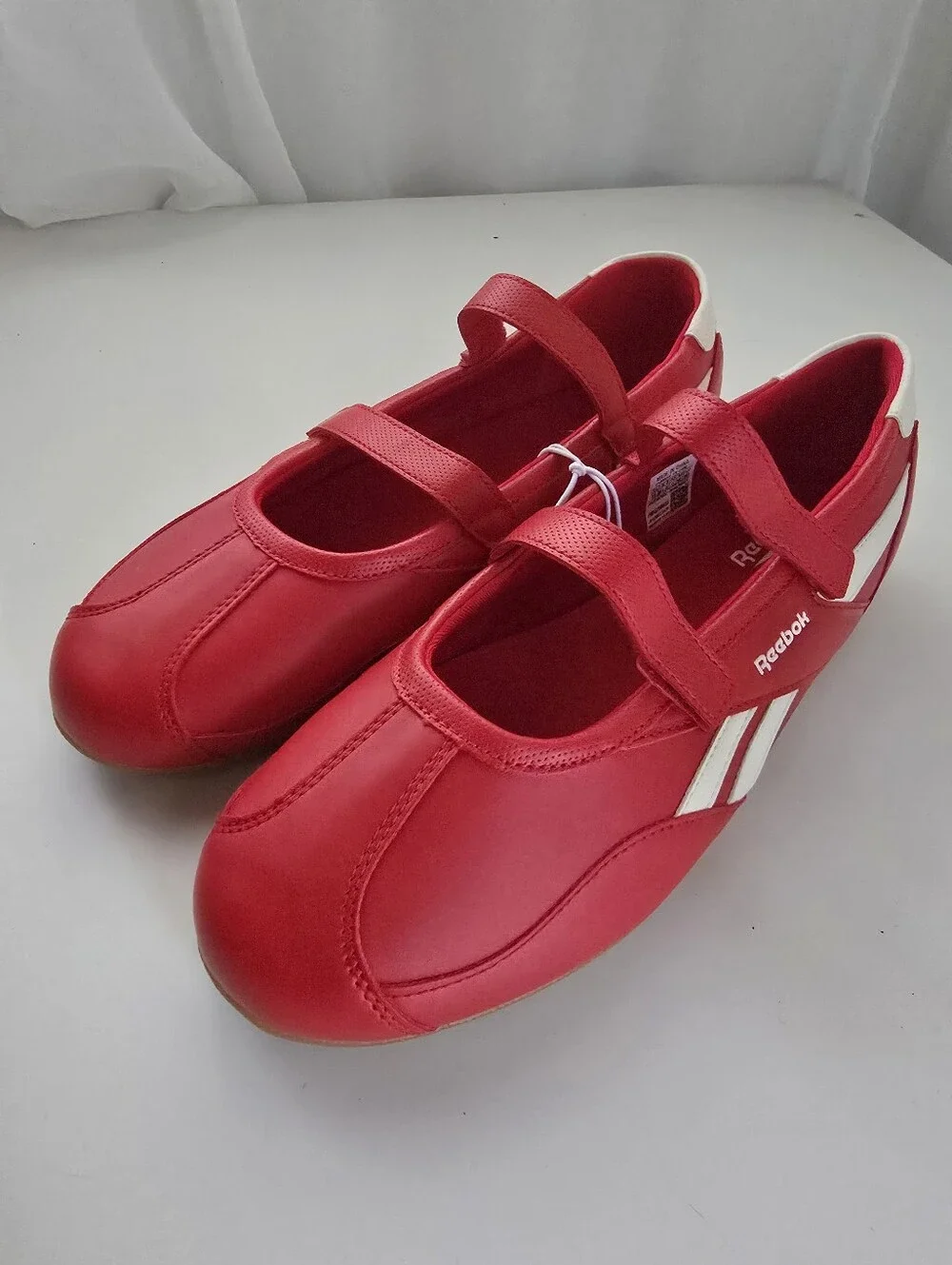 Reebok Red Mary Jane Ballet Sneakers Double Strap Shoes Women's Size 11 NWT - Picture 13 of 13